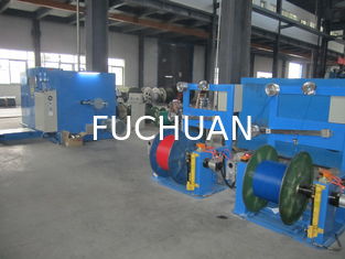 FUCHUAN Standard  Double Copper Wire Twisting Machine / Bunching machine Diameter 630Mm Touch Screen Operation