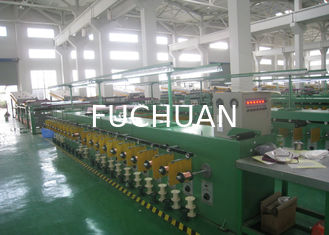 Tube Tinned Annealed Copper Wire Tinning Machine 68Kw 300 Pay Off Bobbin