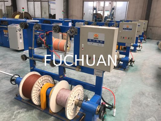 FC-500 آلة تدوير مزدوج 0.15mm -1.04mm سلك النحاس فعال الدفع