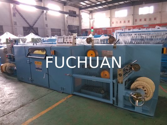 معدات آلة اللف السلكية المزدوجة لكابل الشبكة المحلية FUCHUAN Automatic