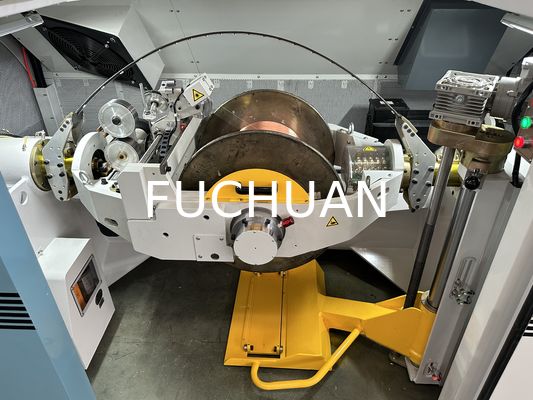 آلة تجميع الخيوط المزدوجة ذات السرعة العالية من Fuchuan، معدات موصلات التجديل