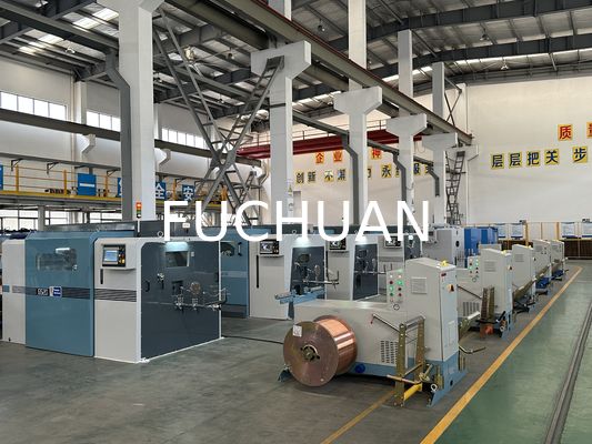 ماكينة جدل الأسلاك النحاسية المعلبة 630 ذات اللف المزدوج Fuchuan