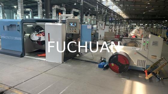 النحاس 0.8-2.8mm كابل الأساسية سلك مزدوج تويست آلة تجميع Buncher التواء لف