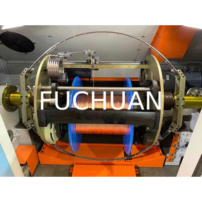 ماكينة تجديل الأسلاك النحاسية عالية السرعة Fuchuan، معدات تجميع الأسلاك ذات اللف المزدوج