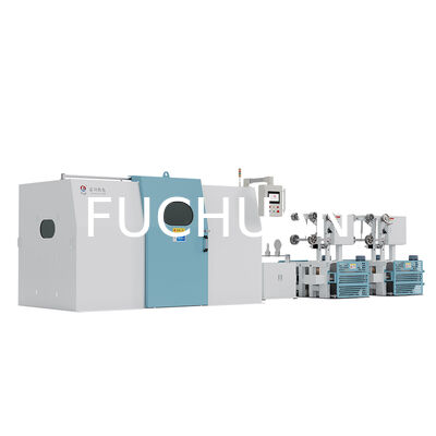 ماكينة تجميع الأسلاك النحاسية ذات اللف المزدوج 1000 مم، معدات تجديل الكابلات Fuchuan