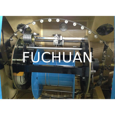 ماكينة تجميع الأسلاك النحاسية ذات اللف المزدوج 1000 مم، معدات تجديل الكابلات Fuchuan